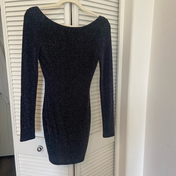 Urban Outfitters Dresses & Skirts - Urban Outfitters shiny black dress backless Size small